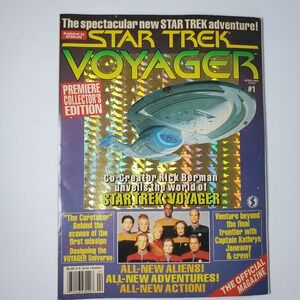 Star Trek Voyager #1‎ Premiere Collectors Edition April 1995 Official Magazine